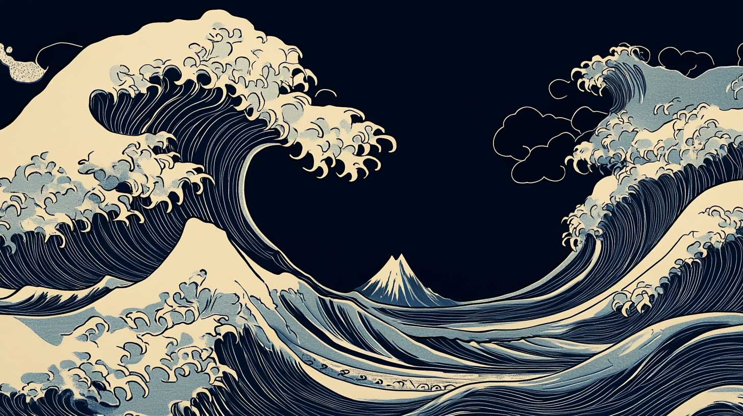 Ukiyo-e Famous Wave Wall Art