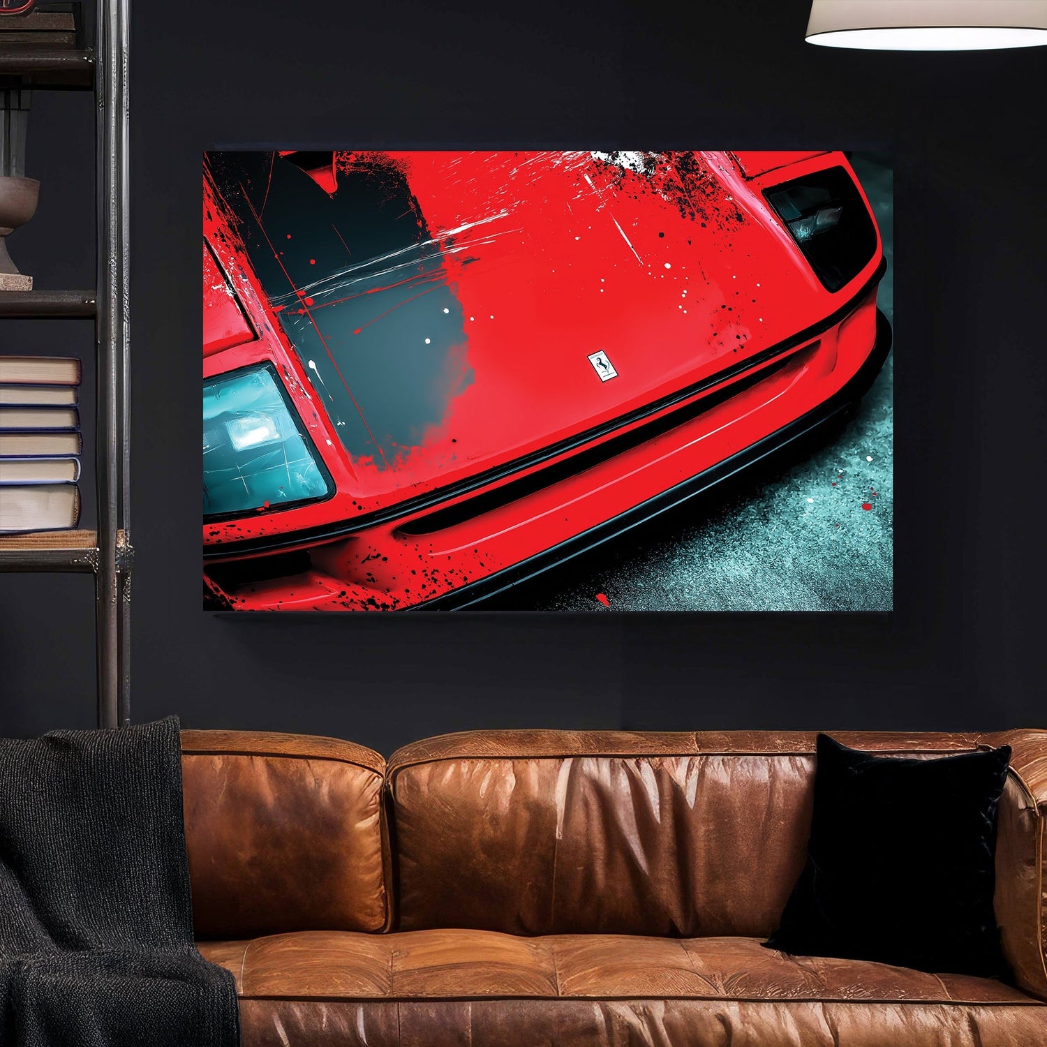 vintage ferrari posters