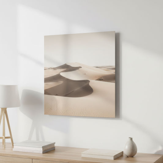 square metal photo print