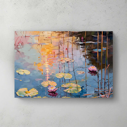 Lake Reflections #1253 Canvas Wall Art & Metal Prints