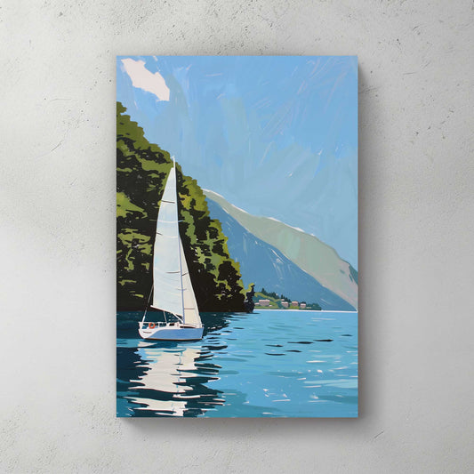 Sailing By #1265 Canvas Wall Art & Metal Prints