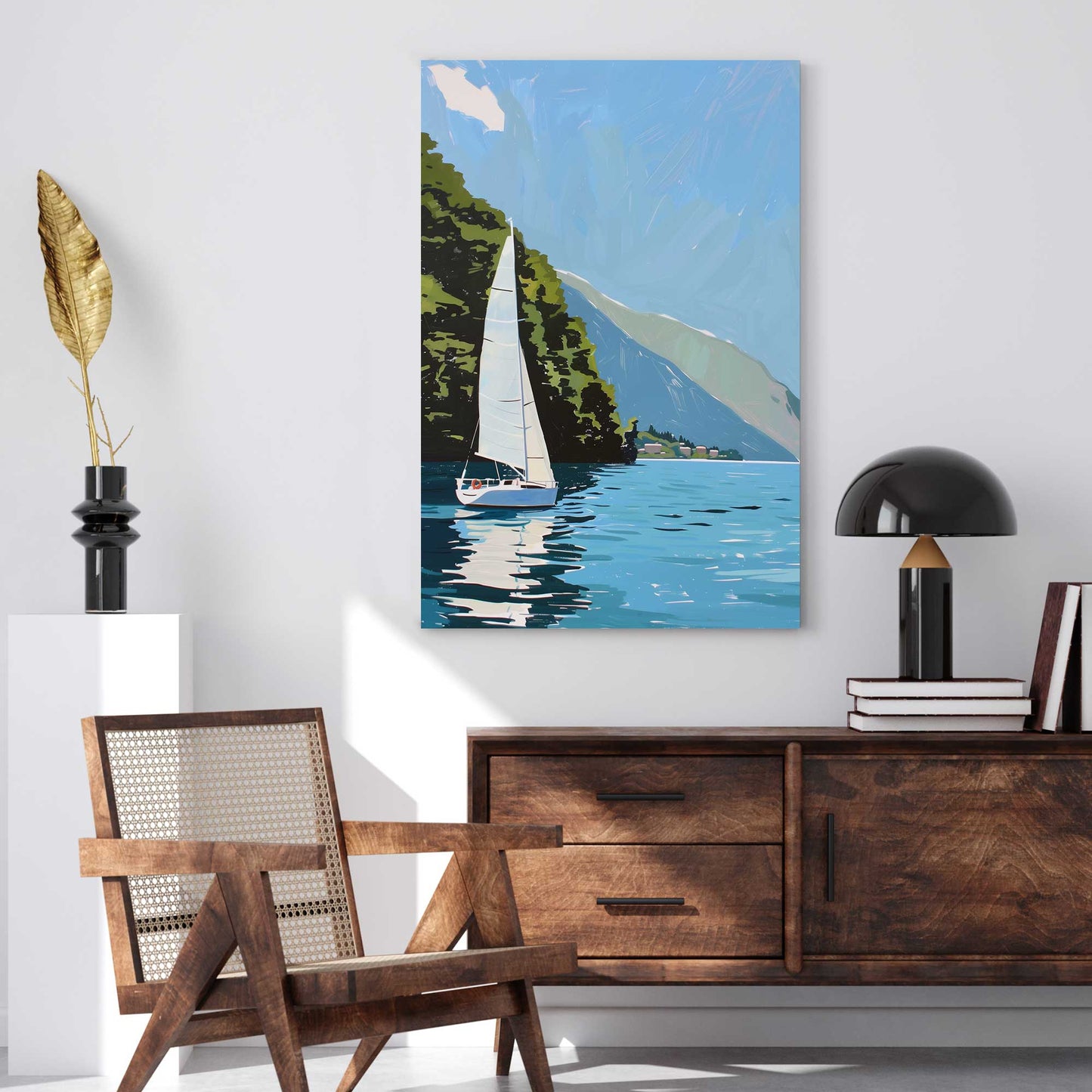 Sailing By #1265 Canvas Wall Art & Metal Prints