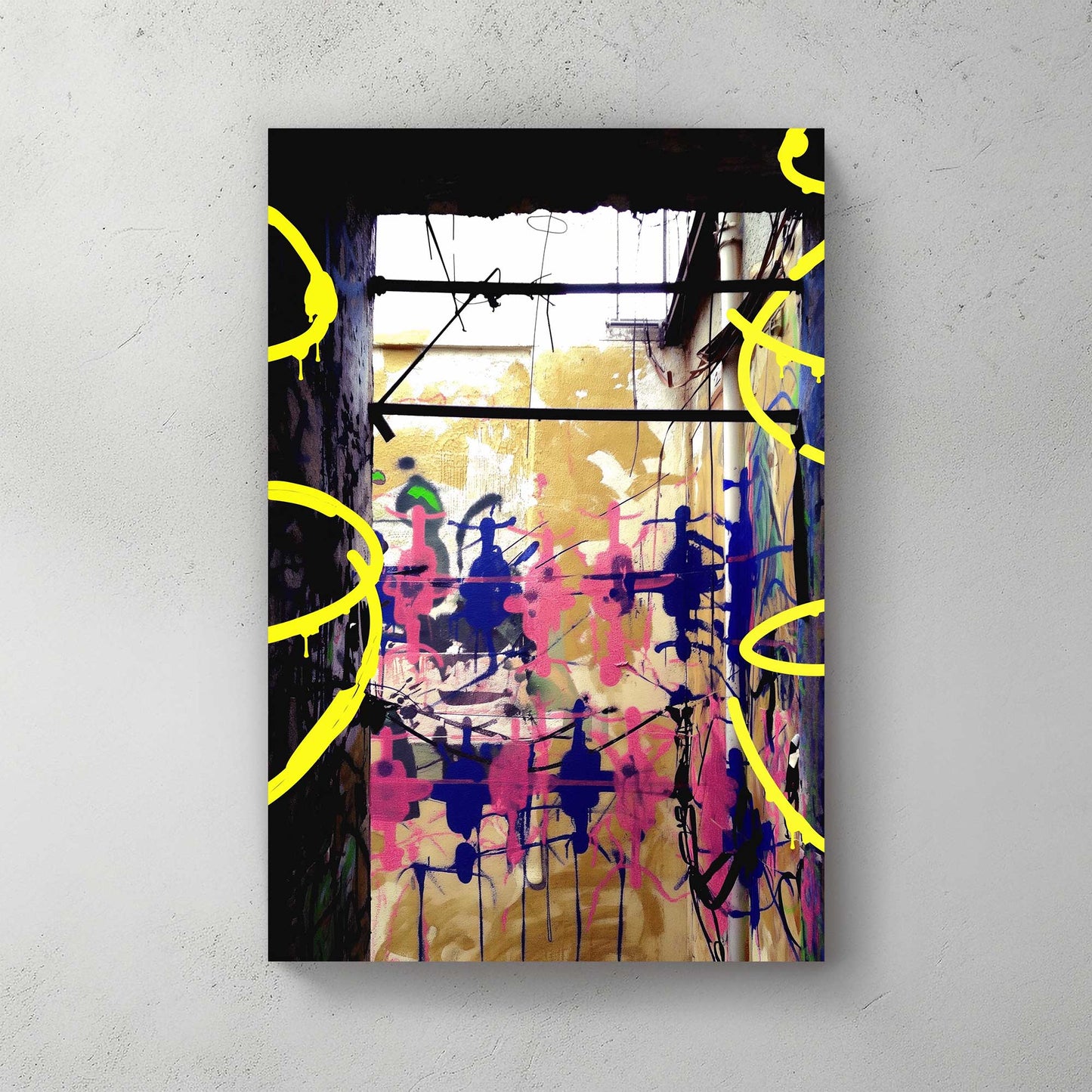 Urban View #1268 Canvas Wall Art & Metal Prints