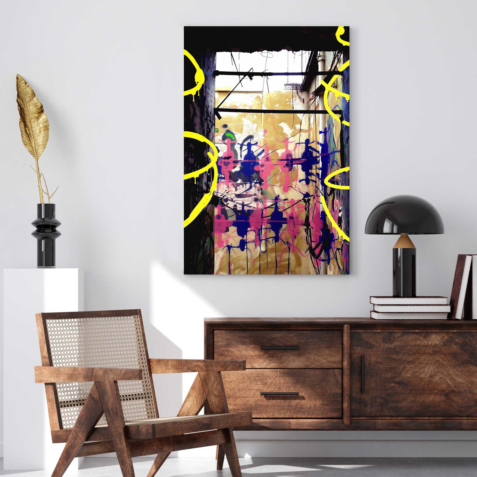 Urban View #1268 Canvas Wall Art & Metal Prints