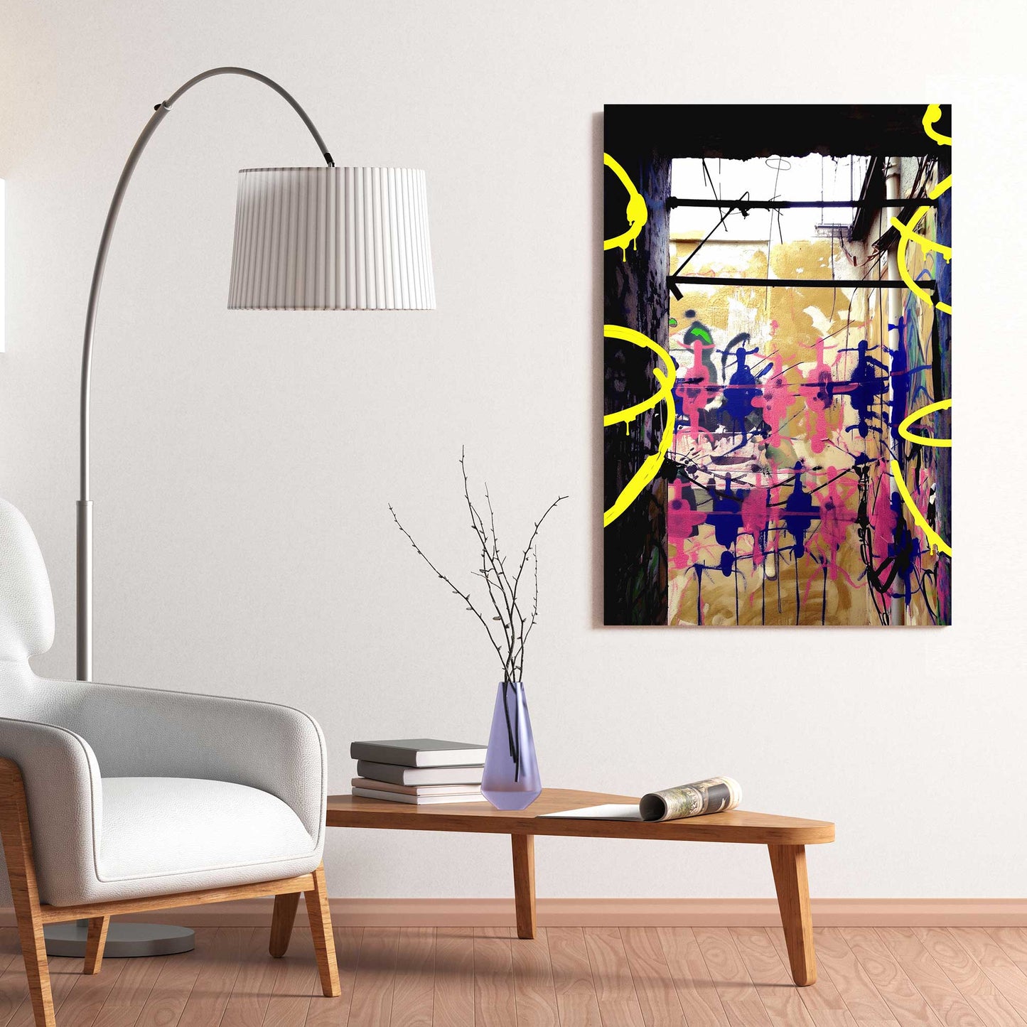 Urban View #1268 Canvas Wall Art & Metal Prints