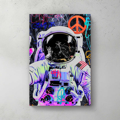 Peace From Space #1269 Canvas Wall Art & Metal Prints