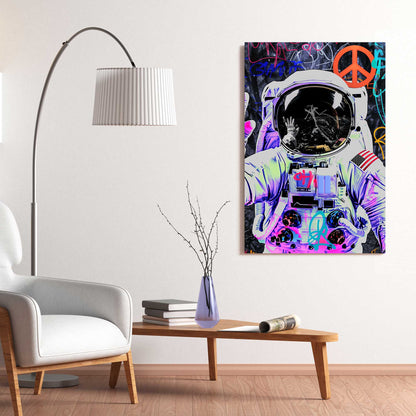 Peace From Space #1269 Canvas Wall Art & Metal Prints