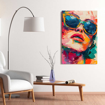 Pretty Shades #1272 Canvas Wall Art & Metal Prints