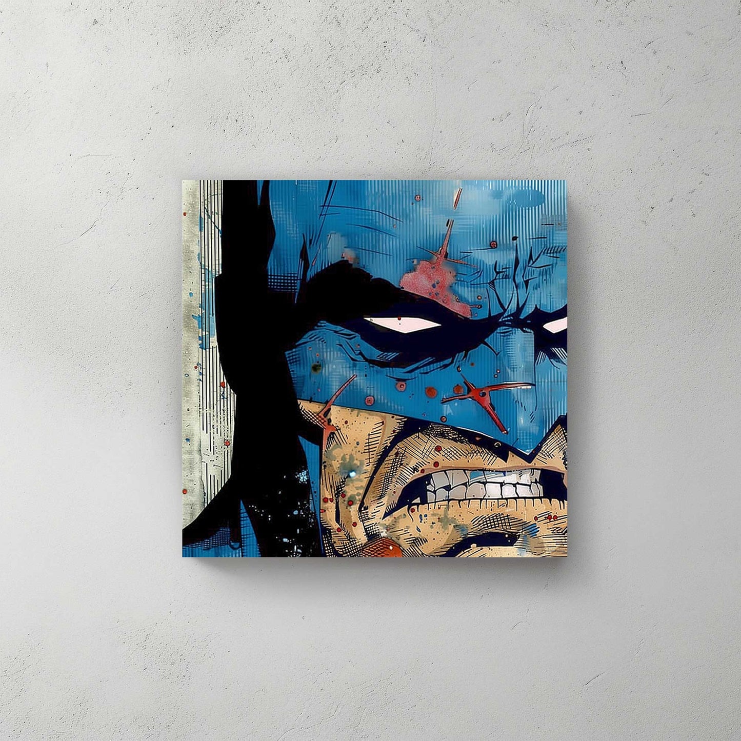 Batman Grin Canvas Print & Metal Print