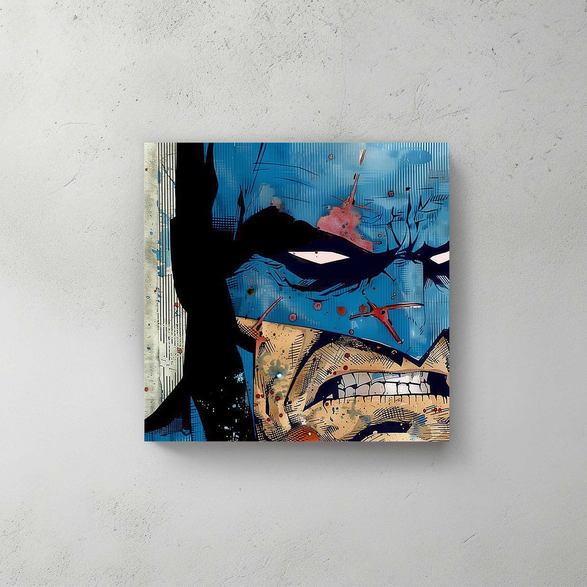 Batman Grin Canvas Print & Metal Print