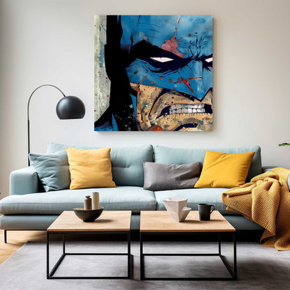 Batman Grin Canvas Print & Metal Print