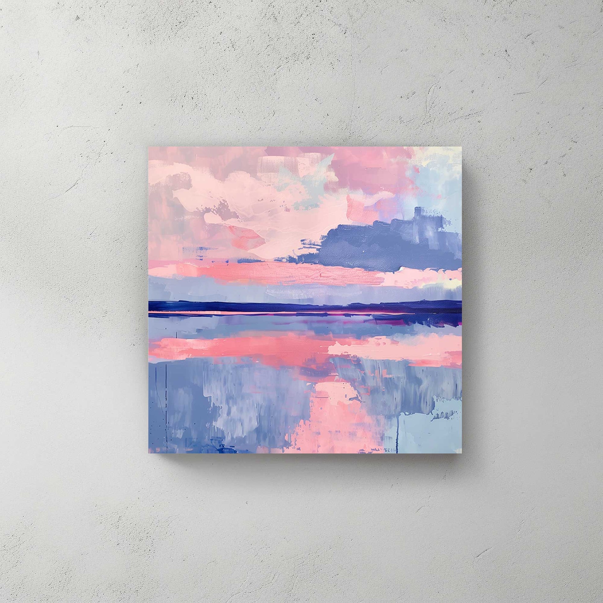 Pink Shades Sunset #1276 Canvas Wall Art & Metal Prints