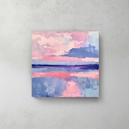 Pink Shades Sunset #1276 Canvas Wall Art & Metal Prints