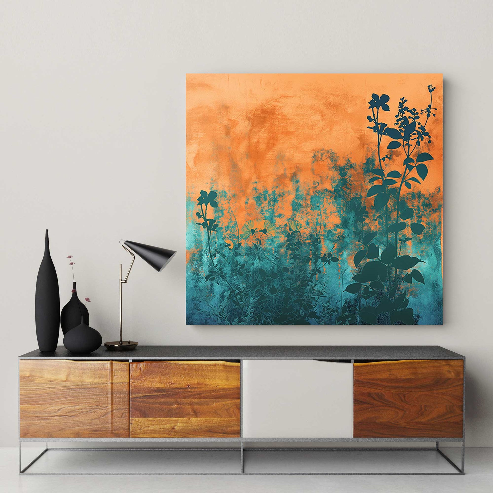 Mystical Orange #1279 Canvas Wall Art & Metal Prints