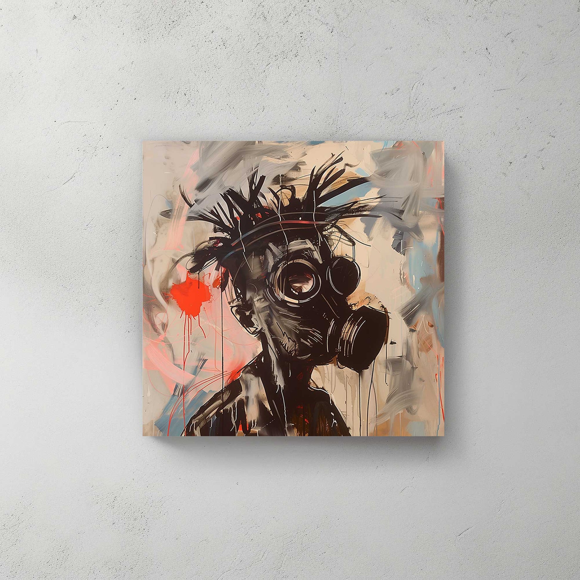 Masked Punk #1280 Canvas Wall Art & Metal Prints