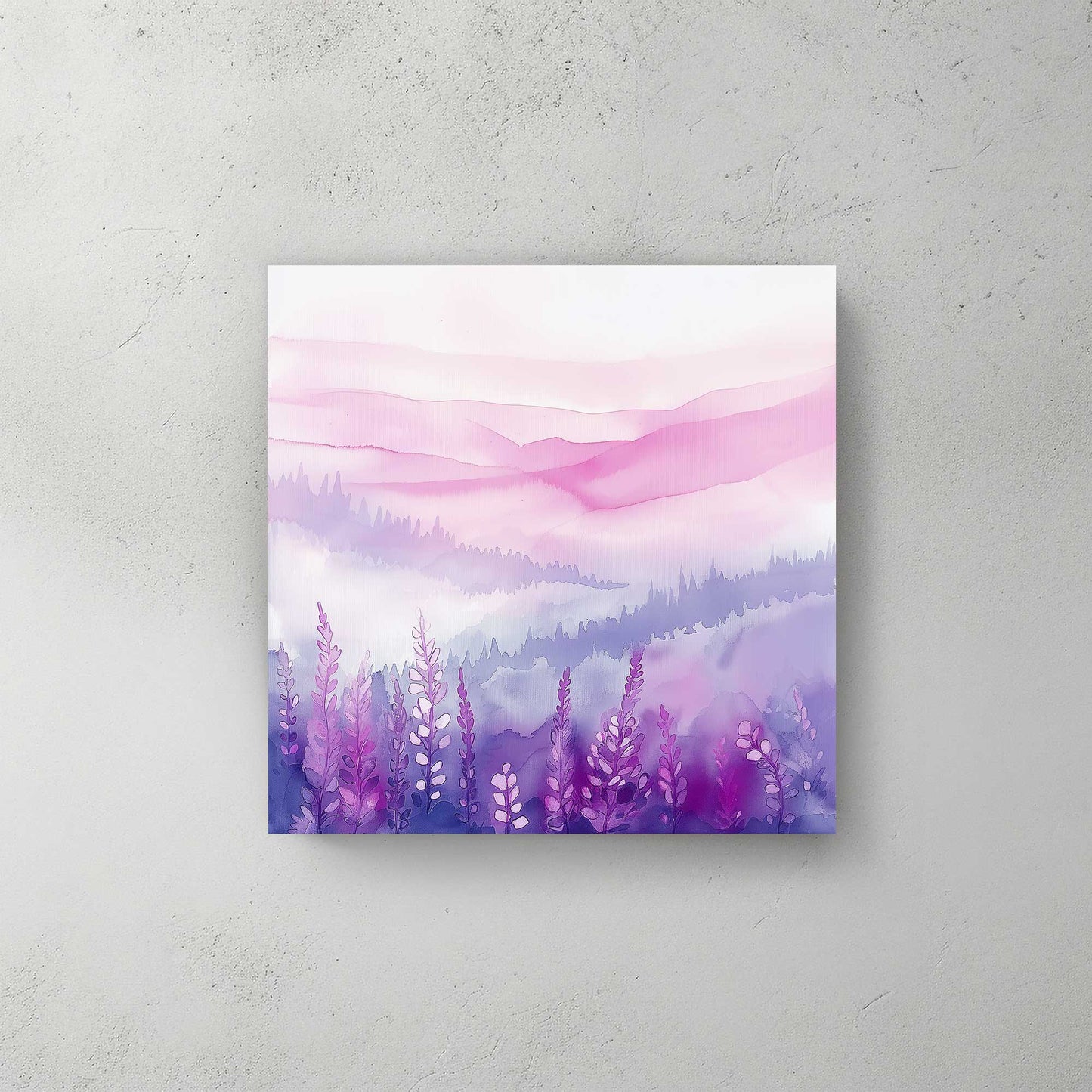 Purple Hues #1287 Canvas Wall Art & Metal Prints