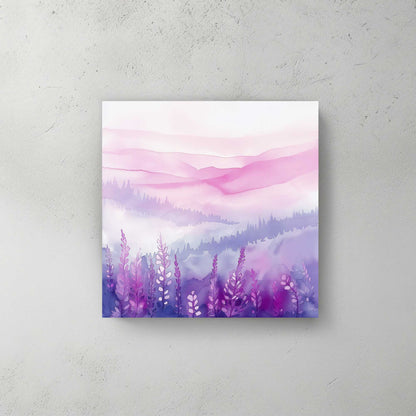 Purple Hues #1287 Canvas Wall Art & Metal Prints