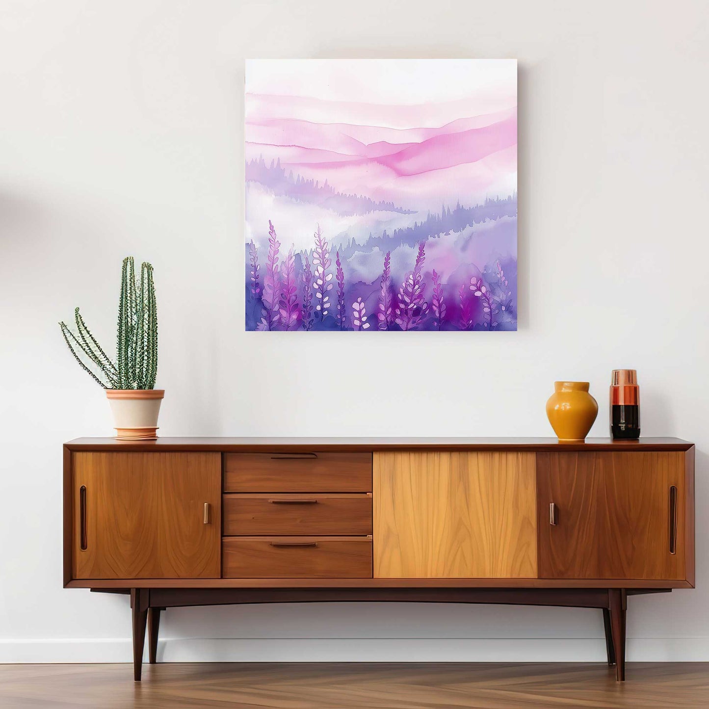 Purple Hues #1287 Canvas Wall Art & Metal Prints