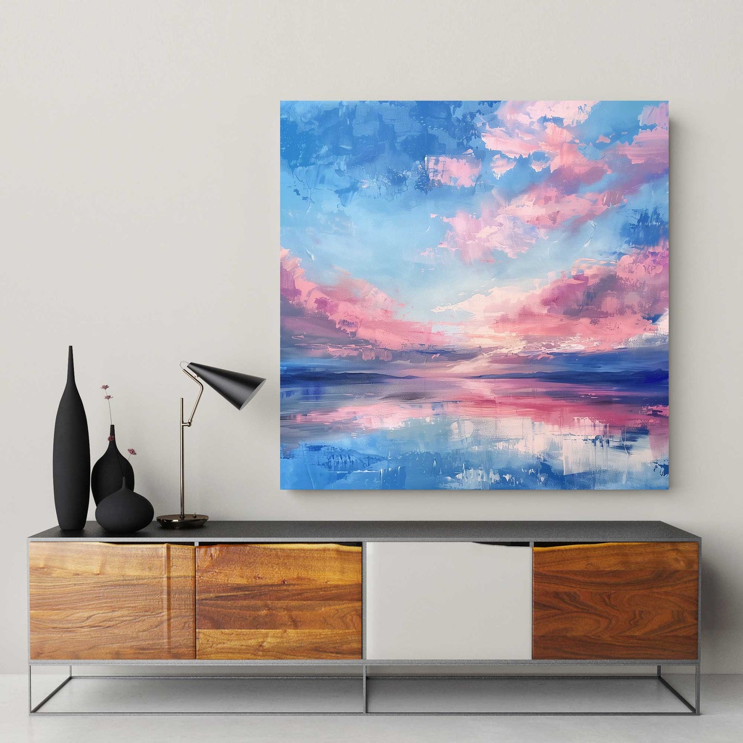 Pink Clouds #1288 Canvas Wall Art & Metal Prints