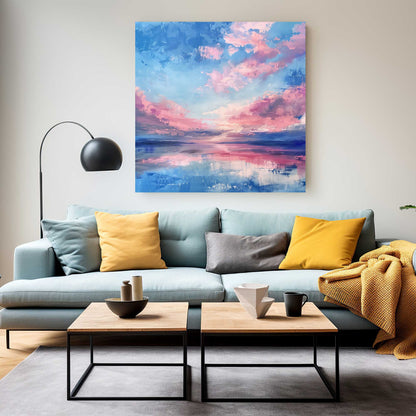 Pink Clouds #1288 Canvas Wall Art & Metal Prints