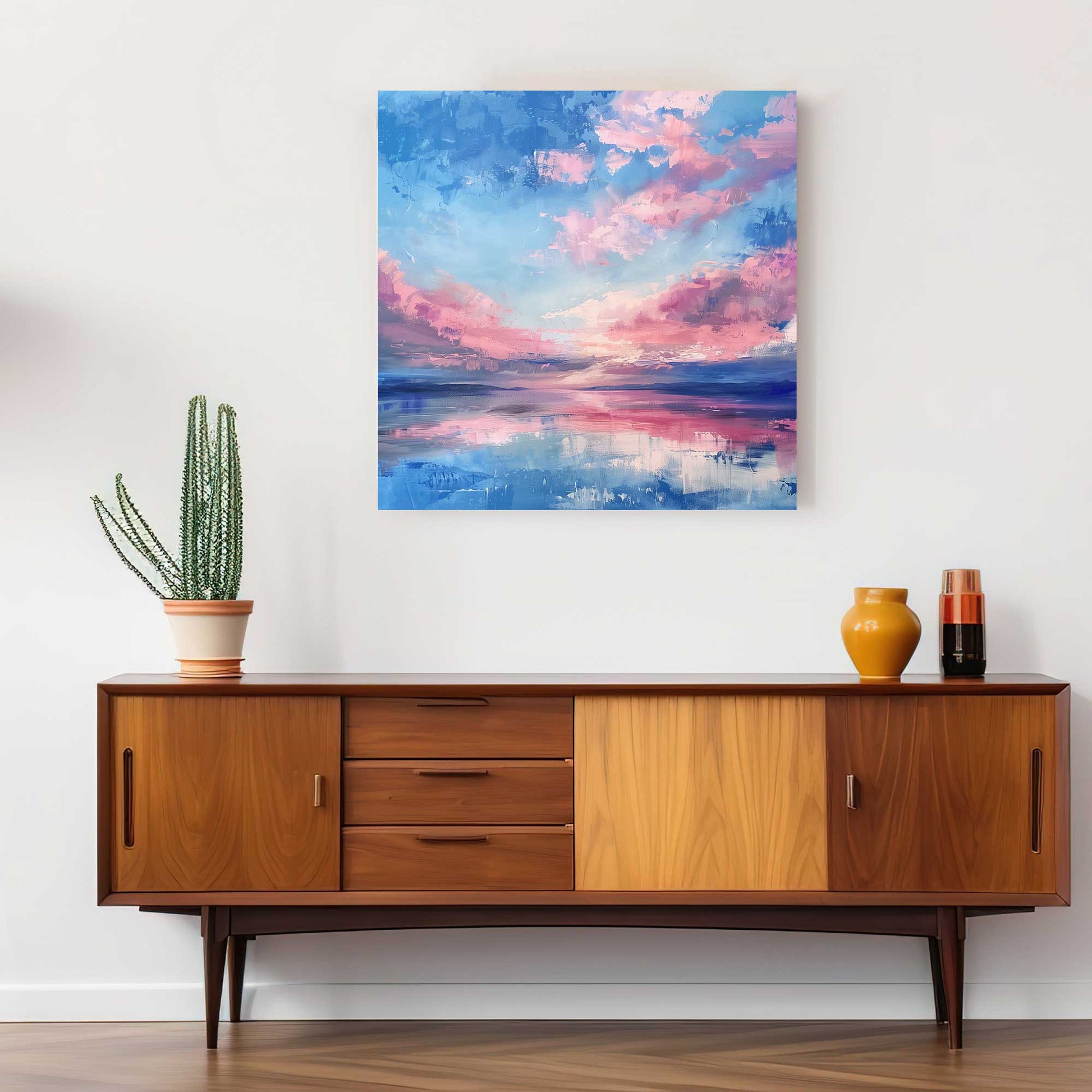 Pink Clouds #1288 Canvas Wall Art & Metal Prints