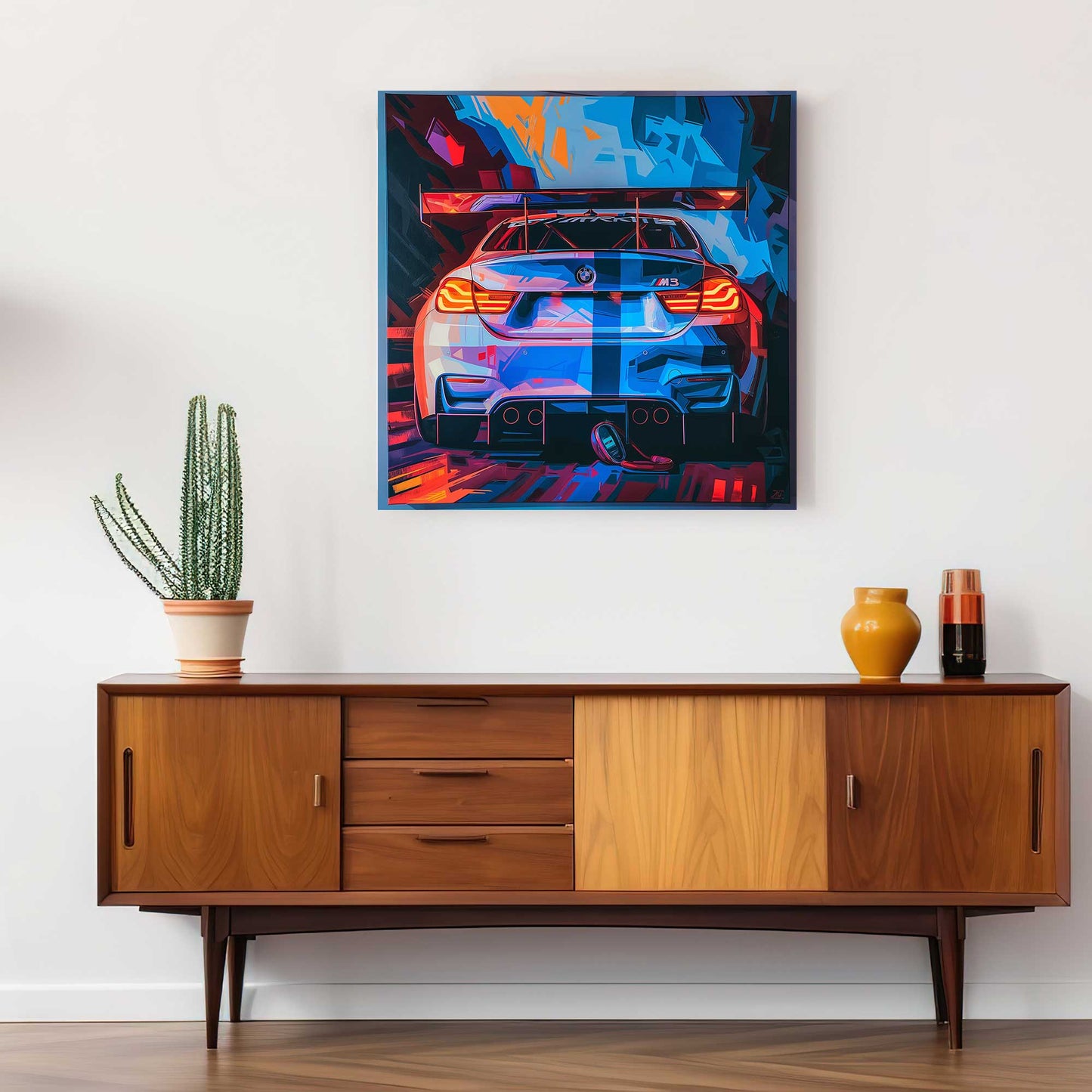 BMW M3 #1292 Canvas Wall Art & Metal Prints