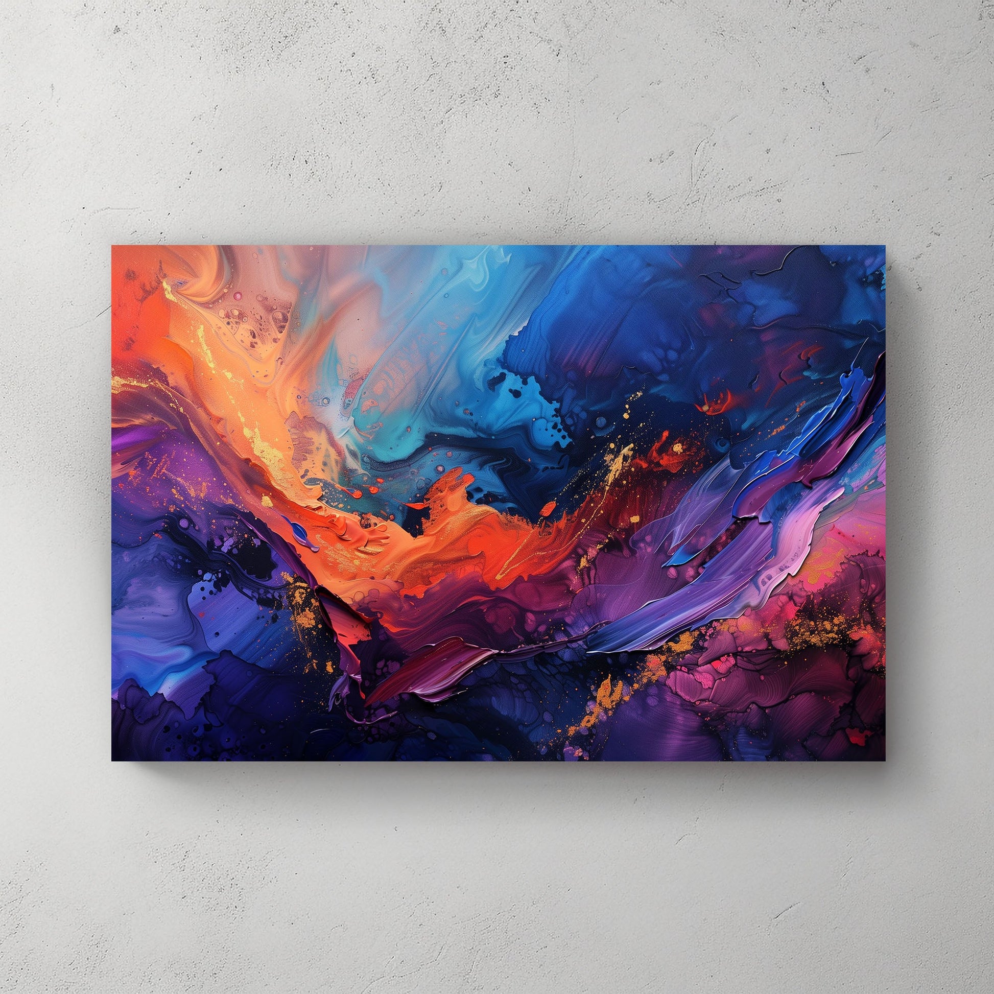 Tide of Colour #008 Canvas Wall Art & Metal Prints