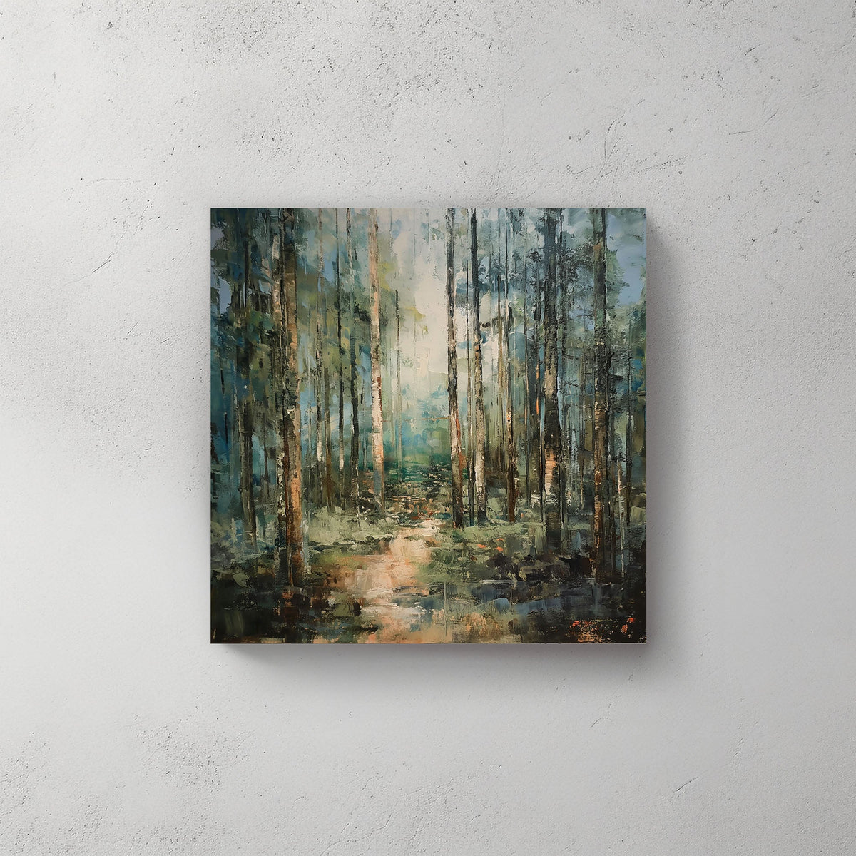 Light Forest #009 Canvas Wall Art & Metal Prints