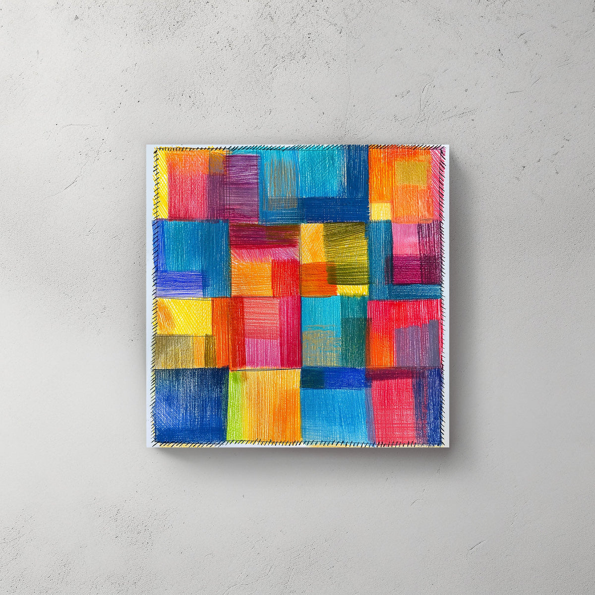 Squares #016 Canvas Wall Art & Metal Prints