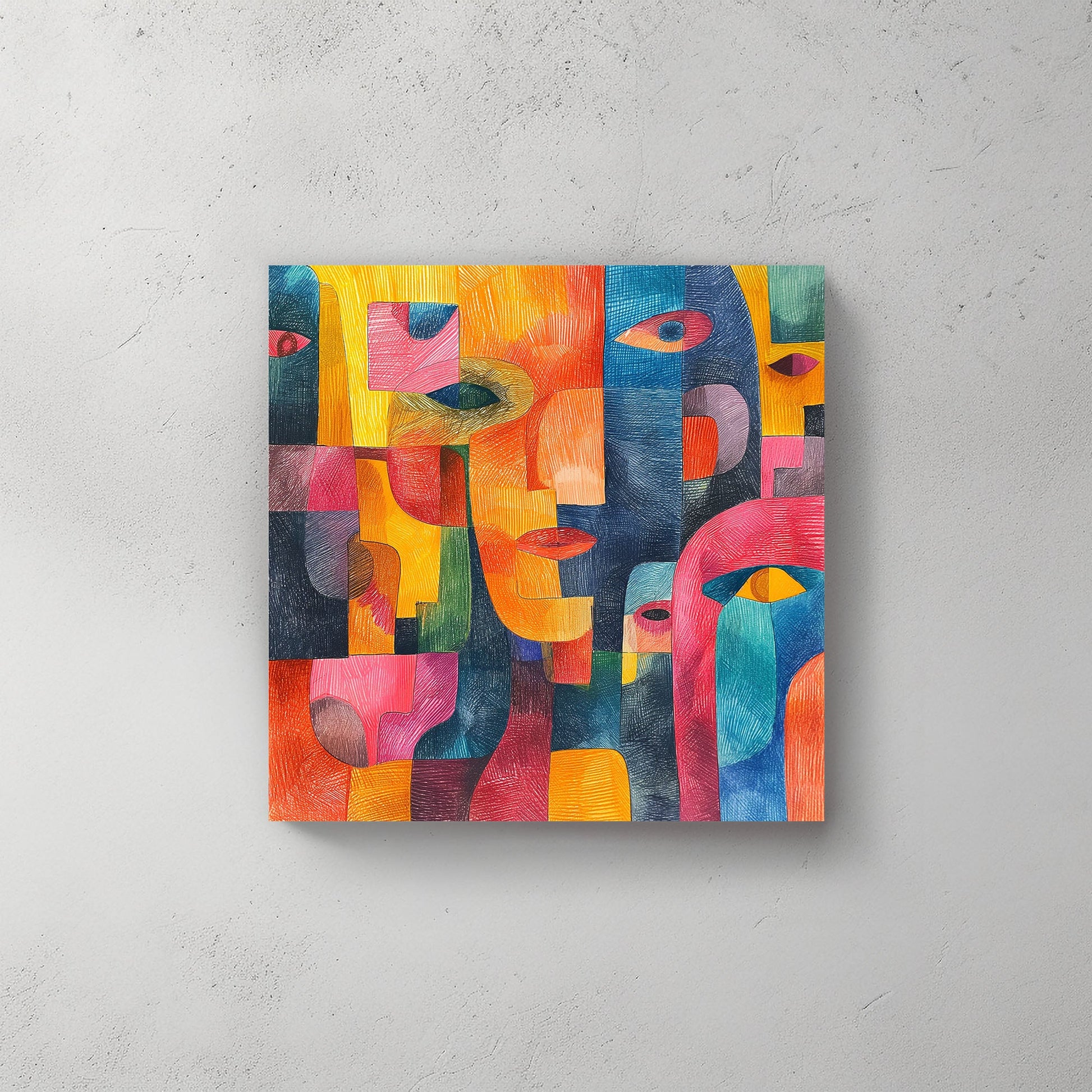 Modern Strokes #017 Canvas Wall Art & Metal Prints