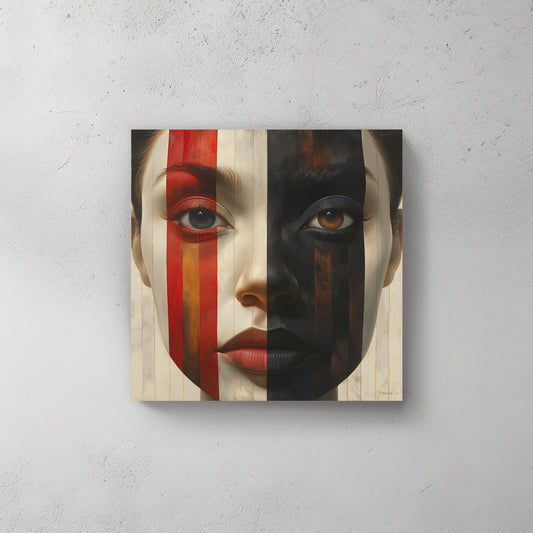 Coloured Expressions #026 Canvas Wall Art & Metal Prints