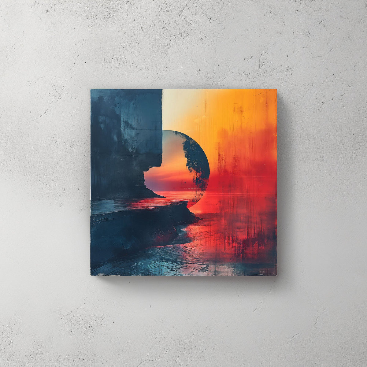 Tints of Orange #028 Canvas Wall Art & Metal Prints