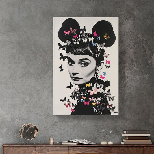 Audrey #035 Canvas Wall Art & Metal Prints
