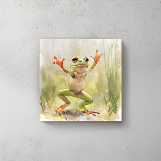 Leap of Joy #058 Canvas Wall Art & Metal Prints