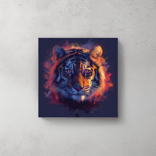 The Tiger #060 Canvas Wall Art & Metal Prints