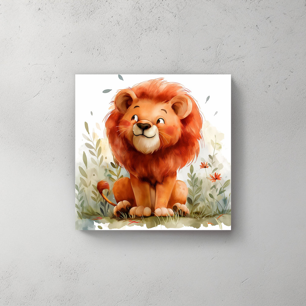 Smiling Roar #069 Canvas Wall Art & Metal Prints