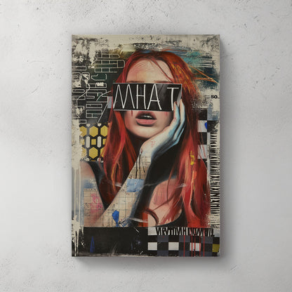 What? #1012 Canvas Wall Art & Metal Prints