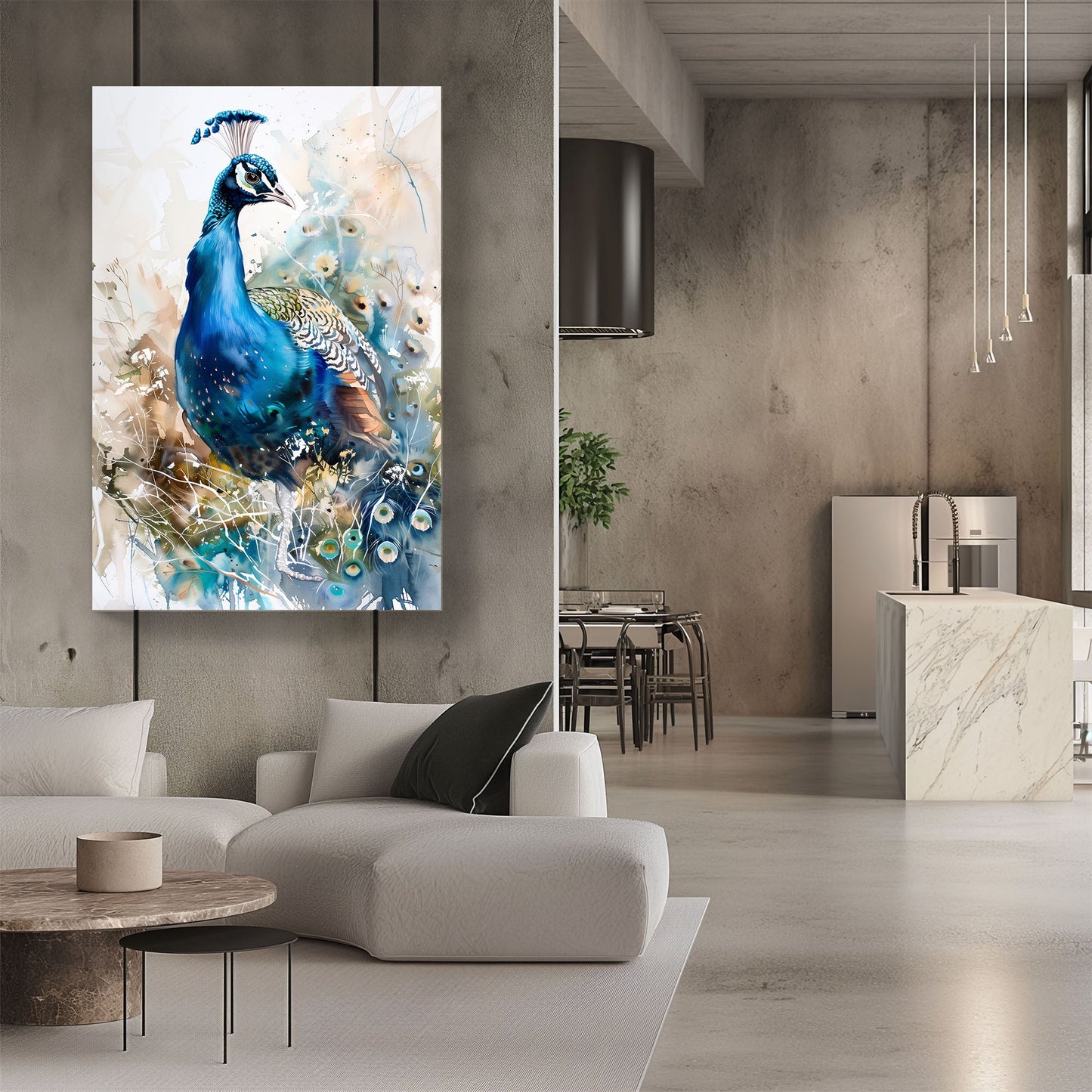 Blue Peacock #1031