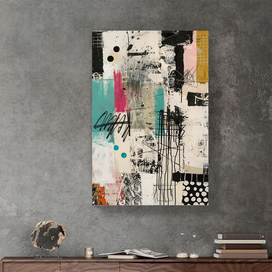 Abstract Expressions #1036 Canvas Wall Art & Metal Prints