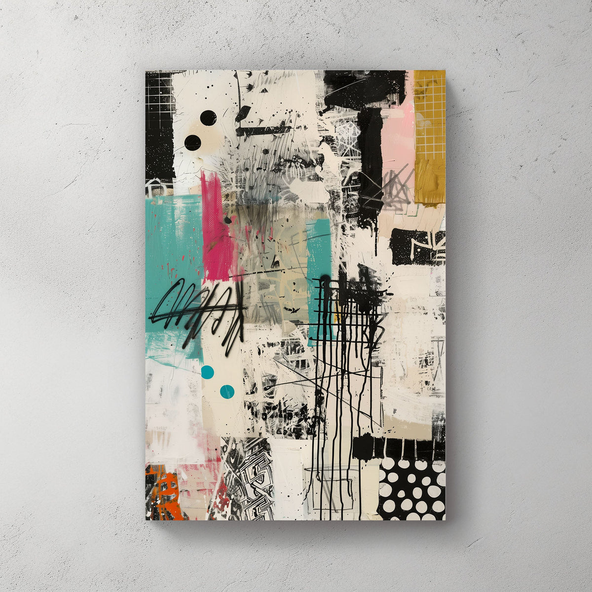 Abstract Expressions #1036 Canvas Wall Art & Metal Prints
