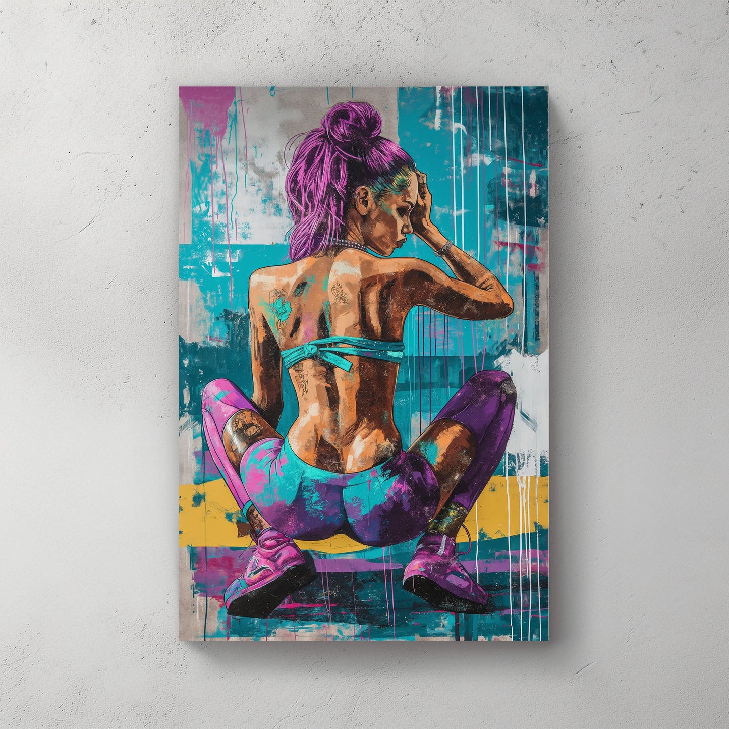 Street Dance #1057 Canvas Wall Art & Metal Prints