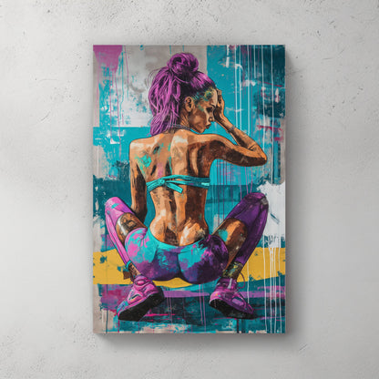 Street Dance #1057 Canvas Wall Art & Metal Prints