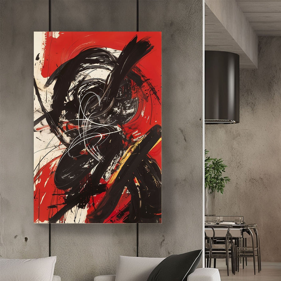 Abstract Expressions #1061 Canvas Wall Art & Metal Prints