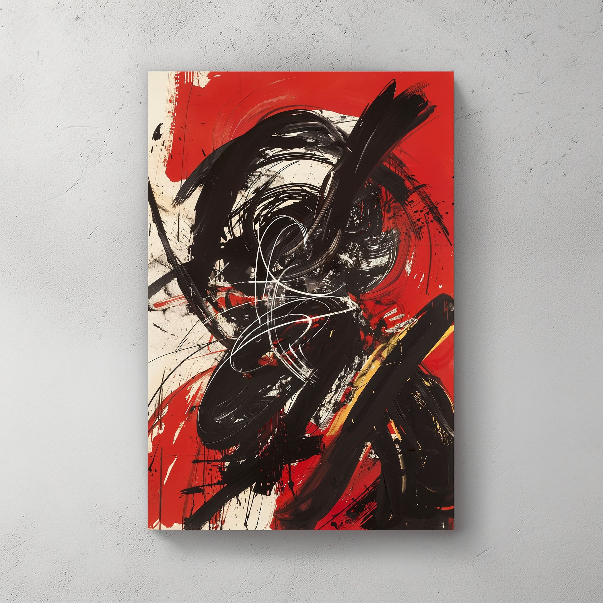 Abstract Expressions #1061 Canvas Wall Art & Metal Prints