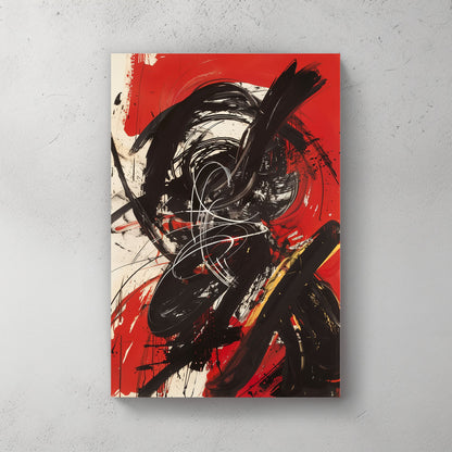Abstract Expressions #1061 Canvas Wall Art & Metal Prints
