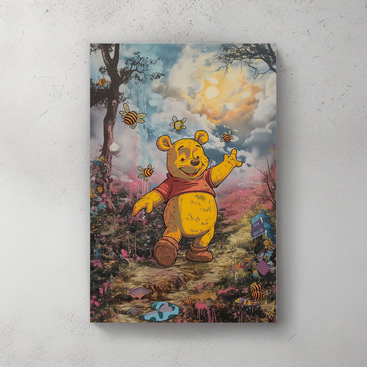 Winnie the Pooh #1089 Canvas Wall Art & Metal Prints