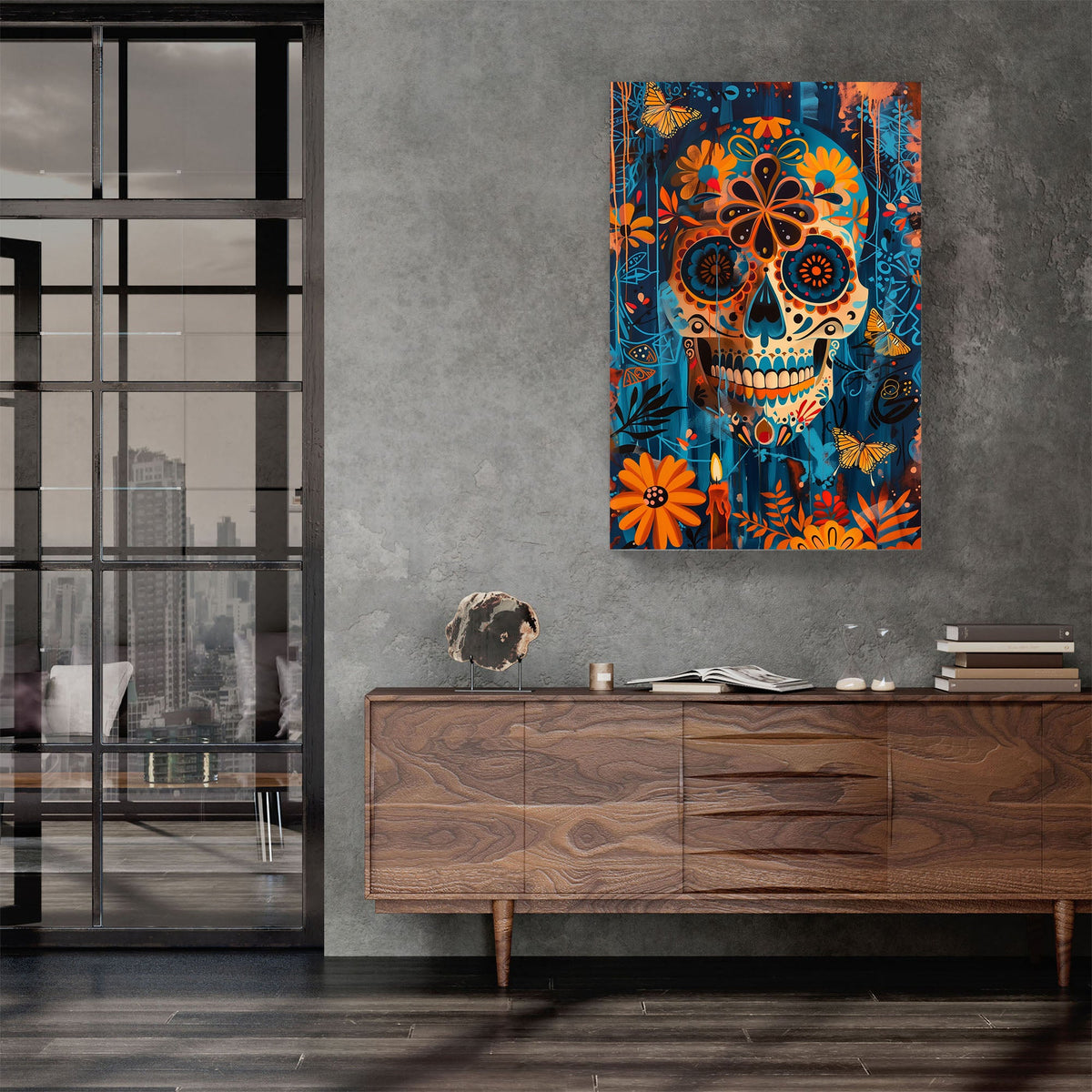 Flower Skulls #1097