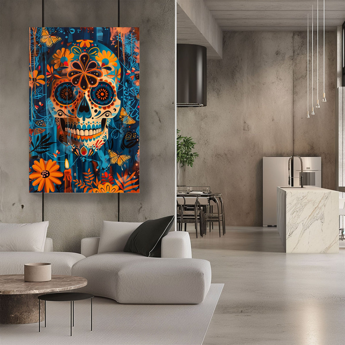 Flower Skulls #1097