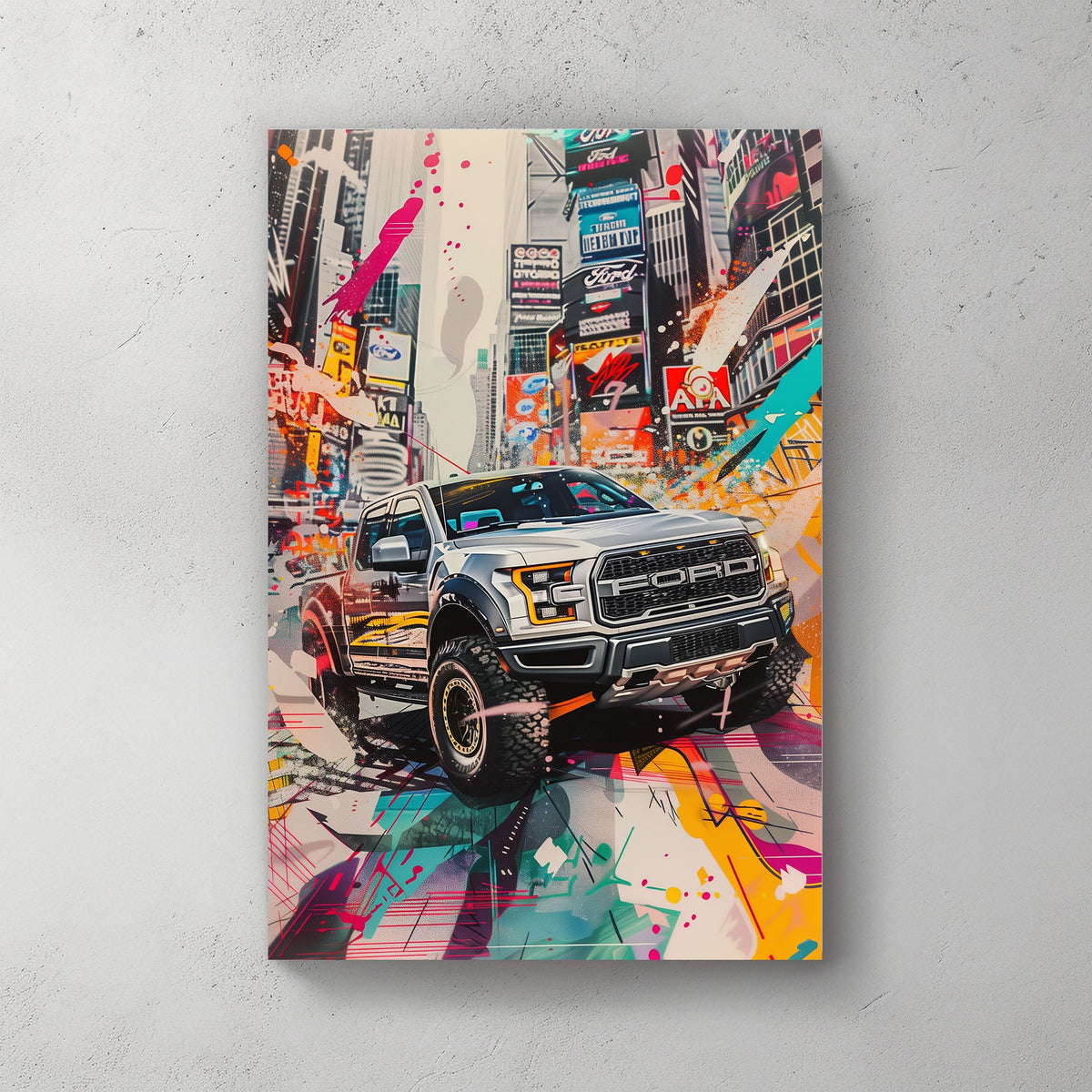 Raptor Drift #1106 Canvas Wall Art & Metal Prints