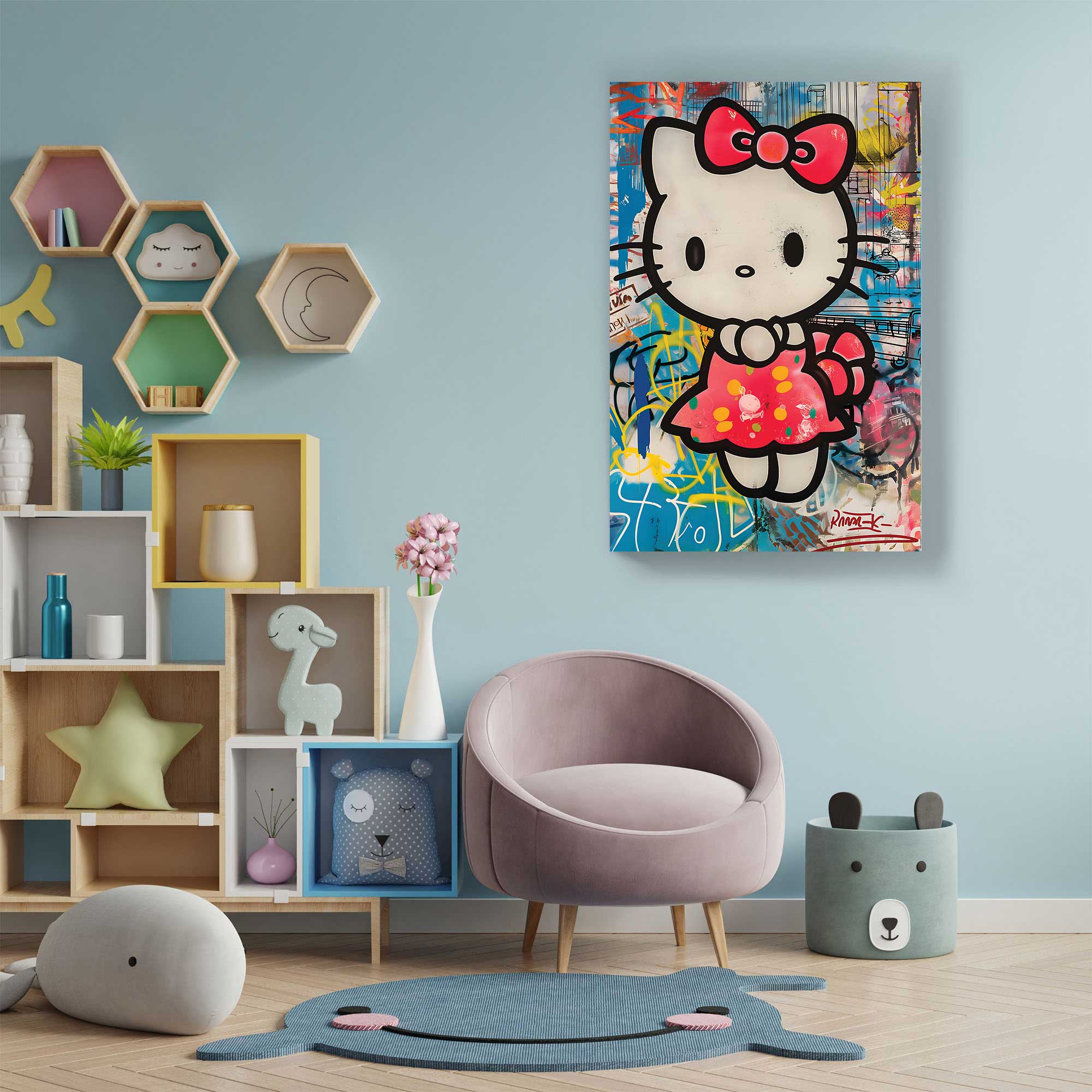 Hello Kitty #1108 Canvas Wall Art & Metal Prints – ItzArt.ca